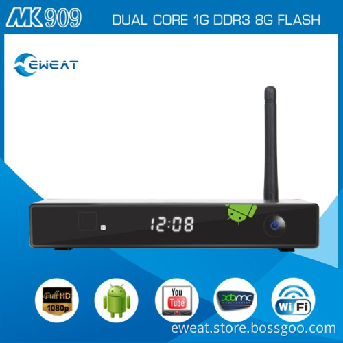 Amlogic 8726MX dual core android tv box 1G DDR/8G flash XBMC Supported dual core amlogic mx android tv box